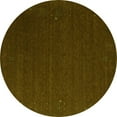 thumbnail image 1 of Ahgly Company Indoor Round Abstract Green Contemporary Area Rugs, 7' Round, 1 of 1