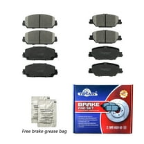 YXPCARS 8PCS Ceramic Brake Pads, Front and Rear, for 2017-2022 Honda CR-V