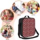 thumbnail image 5 of Fotbe Red Floral Lonchera Bolsa de Almuerzo para Hombres y Mujeres, Lonchera de Gran Capacidad, Bolsa de Almuerzo Reutilizable, Bolsa Térmica Aislante, 5 of 7