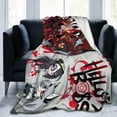 thumbnail image 2 of Helluva Song Dance Boss Throw Blanket Fleece Blanket Warm Sofa Blankets King Size Blankets for All Season Modern Blankets for Hotel Portable Outdoor Blankets for Travel 30x40, Black, 2 of 6