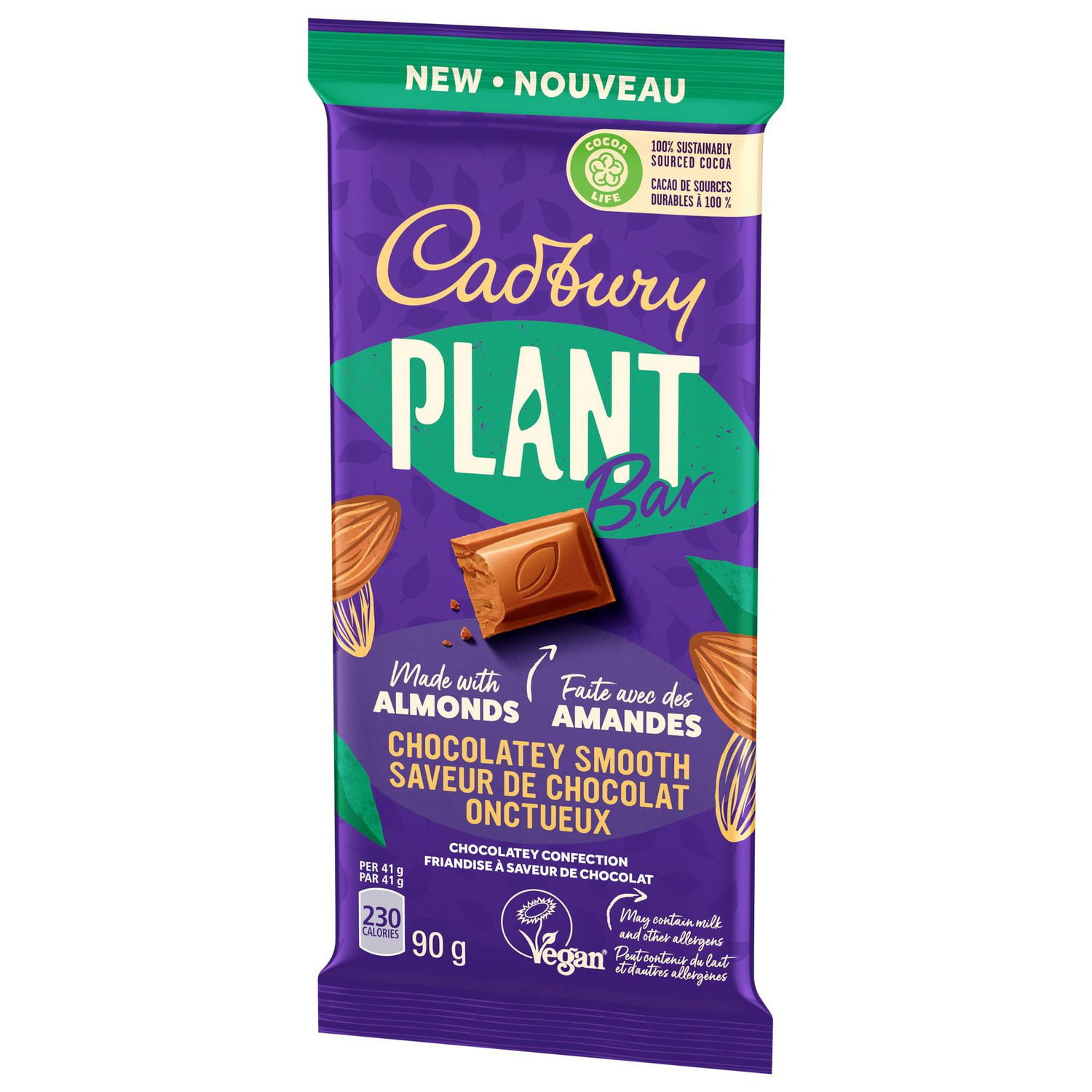 Cadbury Plant Bar Chocolatey Smooth 90g