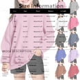 thumbnail image 3 of Kids' Sweatshirt Oversized Dropped Shoulder Crewneck Long Sleeve Casual Pullover Basic Comfortable Solid Color Fall Top, 3 of 6