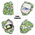 thumbnail image 5 of JIALIOU Mini Backpack Purse for Women Quilted Casual Daypack Small Travel Shoulder Bag, Cute Frog Leaf Flower, 5 of 7