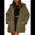 thumbnail image 1 of Chaqueta Larga con Capucha y Acolchado de Rombos para Mujer, Abrigo de Invierno de Moda, Holgado y de Gran Tamaño, Chaquetas Cálidas de Larga. Verde S, 1 of 7