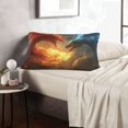 thumbnail image 6 of Honeii Red And Blue Fire Dragon B Decorative Throw Pillow Case - Elevate Your Couch, Sofa, or Bed with Stylish Home Decor, Perfect Gift Idea-14"x20", 6 of 6