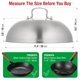 thumbnail image 3 of Tapa para Wok YOSUKATA 29 cm Acero Inoxidable con Inserto de Vidrio, 3 of 7