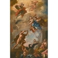 thumbnail image 2 of Domenico Mondo 13x18 Gold Ornate Wood Frame and Double Matted Museum Art Print Titled - The&nbsp;Triumph of Hercules, 2 of 4