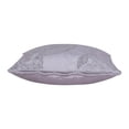 thumbnail image 3 of Ox Bay Amara Ikat Glam Polyester Hand Woven Throw Pillow, Silver/Gray, 20" x 20", 3 of 4