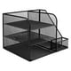 thumbnail image 1 of Organizador de archivos de escritorio, estante de almacenamiento de gran capacidad de metal para suministros de oficina, soporte para documentos, esta, 1 of 9