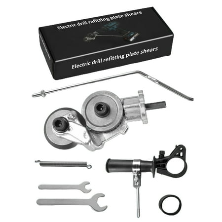 

ZENTREE Metal Nibbler Drill Attachment Fast Metal-Plate Cutter Drills Double Headed