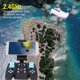 thumbnail image 2 of Drone plegable Quadcopter Wifi FPV 2.4GHz Juguete de control remoto con cámara de 2MP (Blanco), 2 of 8