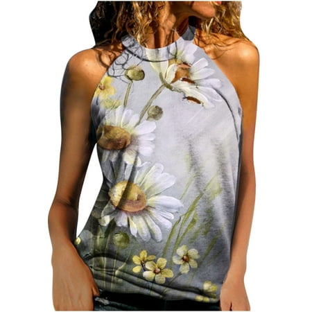 

YFPWM Crop Tops for Teen Girls Sequin Tops Fringe Tops Corset Tops Trendy Tops Strapless Print Halter Neck Vest