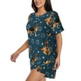 thumbnail image 2 of Kdxio German Shepherd Dog Print Pajamas Sets for Women Short-Sleeved Pjs with Lounge Shorts Two Piece Sleepwear S-4XL, 2 of 9