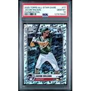 Graded 2025 Topps All Star Game Jacob Wilson #77 Rainbow Foil Rookie RC Baseball Card PSA 10 Gem Mint