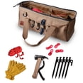 thumbnail image 3 of Soidarity Bolsa de almacenamiento de herramientas, paquete de Camping, tienda de campaña, caja de transporte de cordón para clavos, gran carpas Negro, 3 of 6