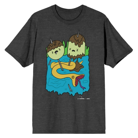 Adventure Time Princess Bubblegum's Rock Men's Crew Neck Short Sleeve T-shirt-Small