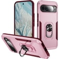 thumbnail image 1 of MYKOMI for Google Pixel 9 & 9 Pro Case with Stand Ring Holder Magnetic Rugged Cover Pixel 9 Pro Phone Case Heavy Duty Military Grade Shockproof Silicone & PC Double Layer Protection, 1 of 9