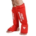 thumbnail image 2 of Fadi Sports Red Shin in Step in Elastic Polycotton - Boxing & Mma Training - Unisex Child XXXS, 2 of 8