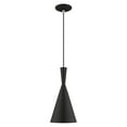 thumbnail image 5 of Beaumont Lane Contemporary 1-Light Metal Single Pendant in Black, 5 of 10