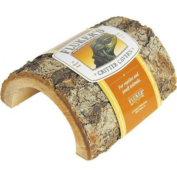 Flukers Critter Cavern for Reptiles and Small Animals [Reptile, Hiding Places] 6.5"L x 6.5"W x 4"H