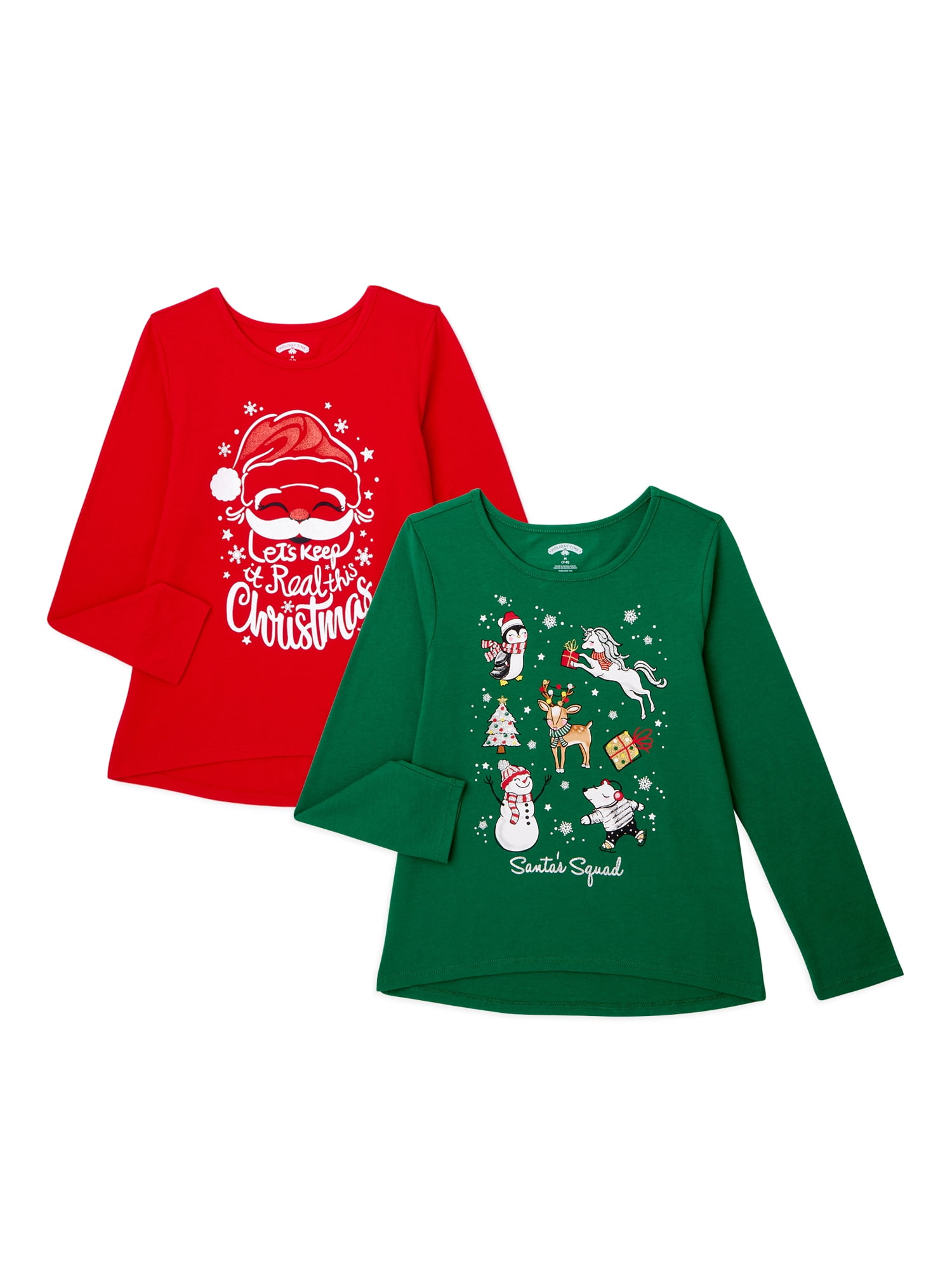 walmart holiday time shirts