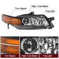 thumbnail image 2 of For 2004-2005 Acura TL OE Style HID Xenon Headlight Headlamp, 2 of 8