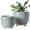 Glaze Blue, variant on Ceramic Plant Pots