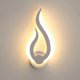 thumbnail image 1 of Indoor Wall Light, Modern LED Wall Lamp 10W, Warm White 3000K, Height 31cm, Flame Shape, Acrylic, Wall Night Light, 220V IP20, 1 of 5