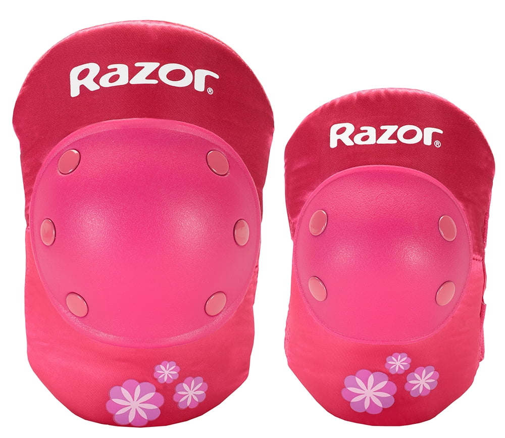 or 8+ Razor Daisy Multi Sport Elbow Knee Pads Pink Youth Kids Ages 5 