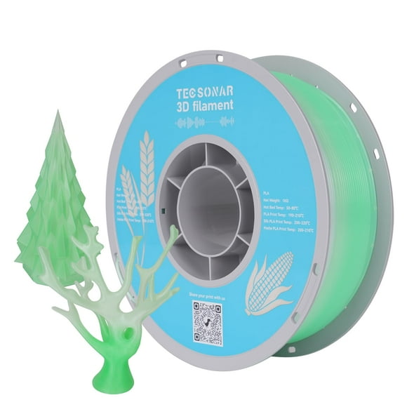 Filamento para impresora 3D TECSONAR Crystal Rainbow PLA 1,75 mm 1 kg