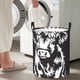 thumbnail image 5 of Fotbe Floral Cow Silhouette Cesto de Ropa con Asas, Cesto Impermeable de Gran Capacidad, Bolsa de Lavado para Dormitorio, Cesto de Ropa con Ruedas y Asas-Medium, 5 of 6