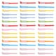 thumbnail image 1 of WORGEOUS Pulsera de pulsera anti-Pulsera de PVC de 100pcs Pulsera de identificación desechable, 1 of 9