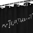 thumbnail image 3 of Math Equations Multicolor Formulas Black Pattern Shower Curtain 72"x84" ,Bathroom Decorative Shower Curtains Set with 12 Hooks,Modern Waterproof Washable Shower Curtain, 3 of 6