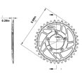 thumbnail image 7 of Lierteer New Electric Bike Ebike 36T Chainring Offset Correction for Bafang Bbs 01 02, 7 of 7