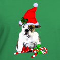 thumbnail image 3 of CafePress - English Bulldog Christmas T Shirt - Women's V-Neck Dark T-Shirt, 3 of 4