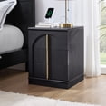 thumbnail image 6 of IFMUST Modern Nightstand, 30" Tall 3 Drawers Side Table, Oversized Extra Large Bedside, Wood End Table for Bedroom, Living Room, Black, 6 of 6