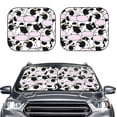 thumbnail image 2 of Fotbe Cute Animal with Cow Juego de 2 Piezas de Parasoles para Parabrisas | Bloqueador Solar para Auto | Accesorios Plegables para Protección Solar Interior-Large, 2 of 6