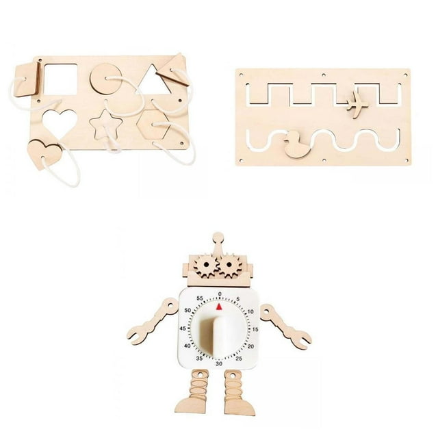 Tablero Ocupado Montessori Sunnimix 3 Uds. Para niños