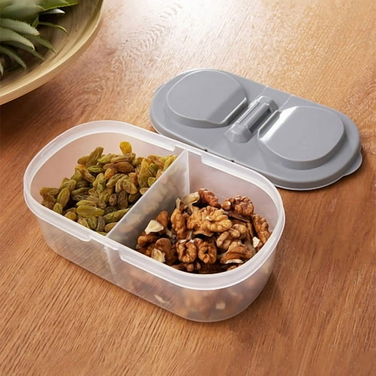 Zhaomeidaxi Snack Container - Divided Plastic Food Container Two