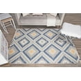 thumbnail image 5 of Soleil BR30L Sunset Tribal Moroccan gray Area Rug, 8'9"x12', 5 of 9