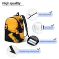 thumbnail image 3 of Disketp Sunset River Pine Trees Mochila de Lona Estampada, Mochila Escolar de Viaje Ligera para Estudiantes y Portátil-Medium, 3 of 5