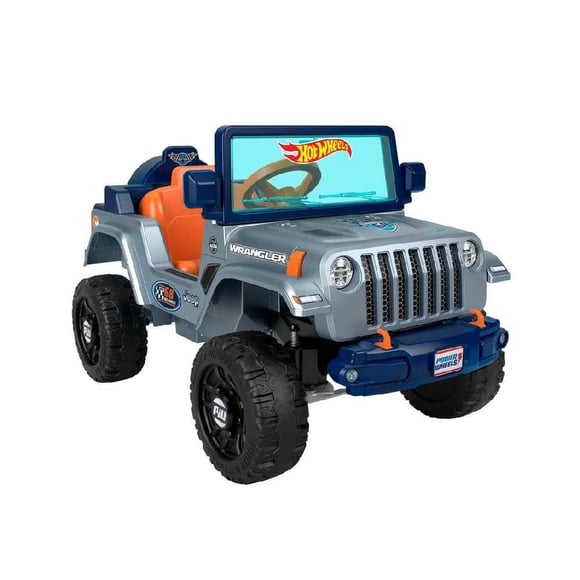 Vehículo Montable Fisher Price Power Wheels Hot Wheels Jeep Wrangler 6V