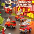 thumbnail image 6 of Fire Trucks Boy Toys for 3-5 Year Old Toddlers - Toys for 3 4 5 6 7 Years Old Transport Vehicle Carrier Truck, Boy Trucks Toy Sets, Kids Toys Boys 3-5, Gift Toys for Boys and Girls Aged 4-6, 6 of 8