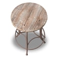 thumbnail image 2 of Chester Tabouret de Bar en Acier Rotatif Réglable en Hauteur - Fire Brown, 2 of 2