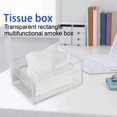 thumbnail image 3 of Caja de Pañuelos de Acrílico Gloria soporte Rectangular para Tocador de oficina, 3 of 9