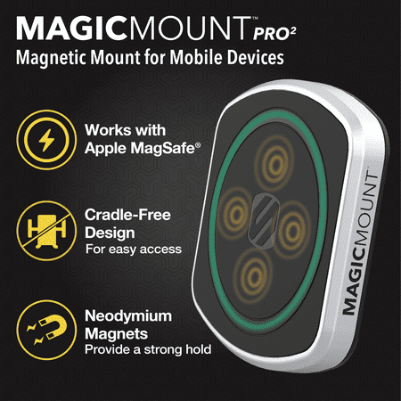 Scosche - MagicMount Pro² Window / Dash for most Cell Phones - Black