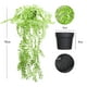 thumbnail image 2 of Plantas artificiales falsas en macetas, plantas verdes en macetas para el hogar, la oficina, el escritorio, el alféizar de la ventana, el baño, el dormitorio, el exterior y el interior, 2 of 5