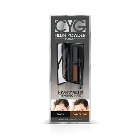 Cover Your Gray Fill In Powder Pro for Men - Dark Brown/Black (Pack of 3)