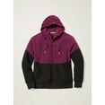 thumbnail image 6 of Bonobos Fielder Men's and Big Men's Sherpa Fleece Full Zip Hoodie, Up to Size 3XL, 6 of 7