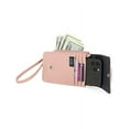 thumbnail image 2 of Nautica RFID Protection Crossbody Women's Leather Purse Holder Wallet, Pink, 2 of 4